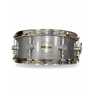 Used ddrum 5.5X14 Reflex  Silver Sparkle Drum