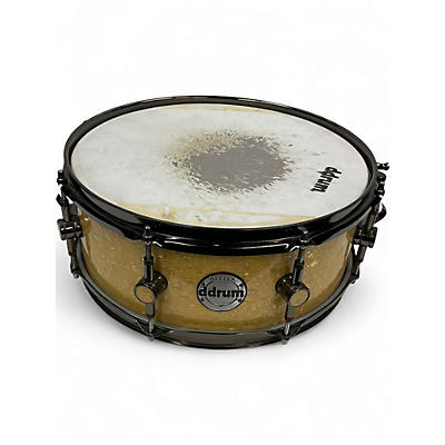 Used ddrum 5.5X14 Reflex snare Antique White Drum