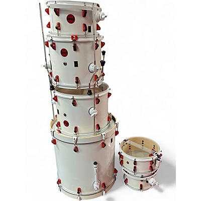 Used ddrum 6 Piece Hybrid White Drum Kit
