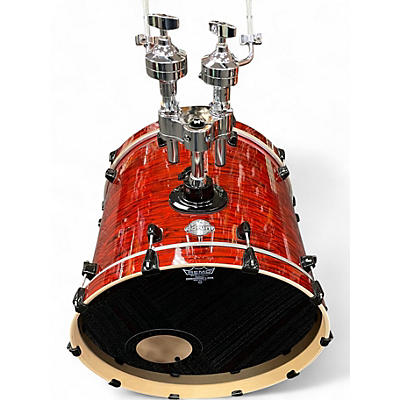 Used ddrum 7 Piece dominion birch imferno red pearl Drum Kit