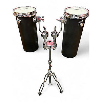 Used ddrum Deccabon Fiberglass Set Satin Black - 18''/20"