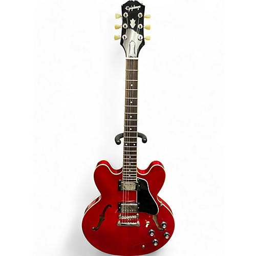 Epiphone Used epiphone figured es-335 Heritage Cherry Hollow Body Electric Guitar Heritage Cherry