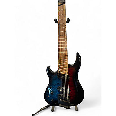 Kiesel Used kiesel Osiris 8 red blue vertical fade Solid Body Electric Guitar