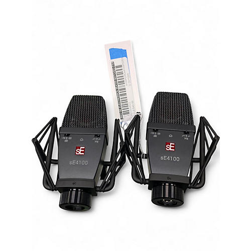 Used sE Electronics SE4100 MATCHED PAIR Condenser Microphone