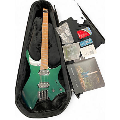 Used strandberg Boden Furtur TT6 Archetype Headless Multiscale Racing Green Solid Body Electric Guitar