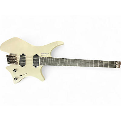 strandberg Used strandberg Boden Metal 6 Pearl White Solid Body Electric Guitar