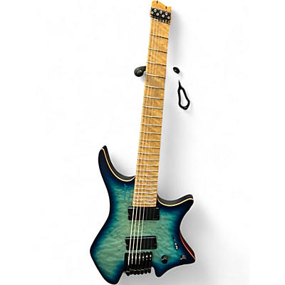 Used strandberg Boden Standard 7 Blue Flamed Maple Solid Body Electric Guitar