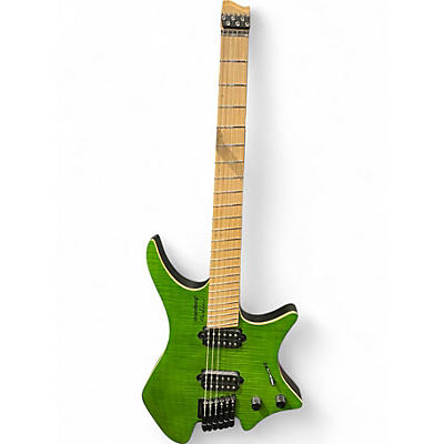 Used strandberg Boden Standard NX6 Green Flame Solid Body Electric Guitar