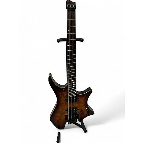 Used strandberg Custom Boden J Artisan 6 Brown Burst Solid Body Electric Guitar Brown Burst