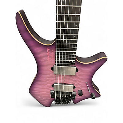 Used strandberg boden prog nx 7 quilted purple Solid Body Electric Guitar