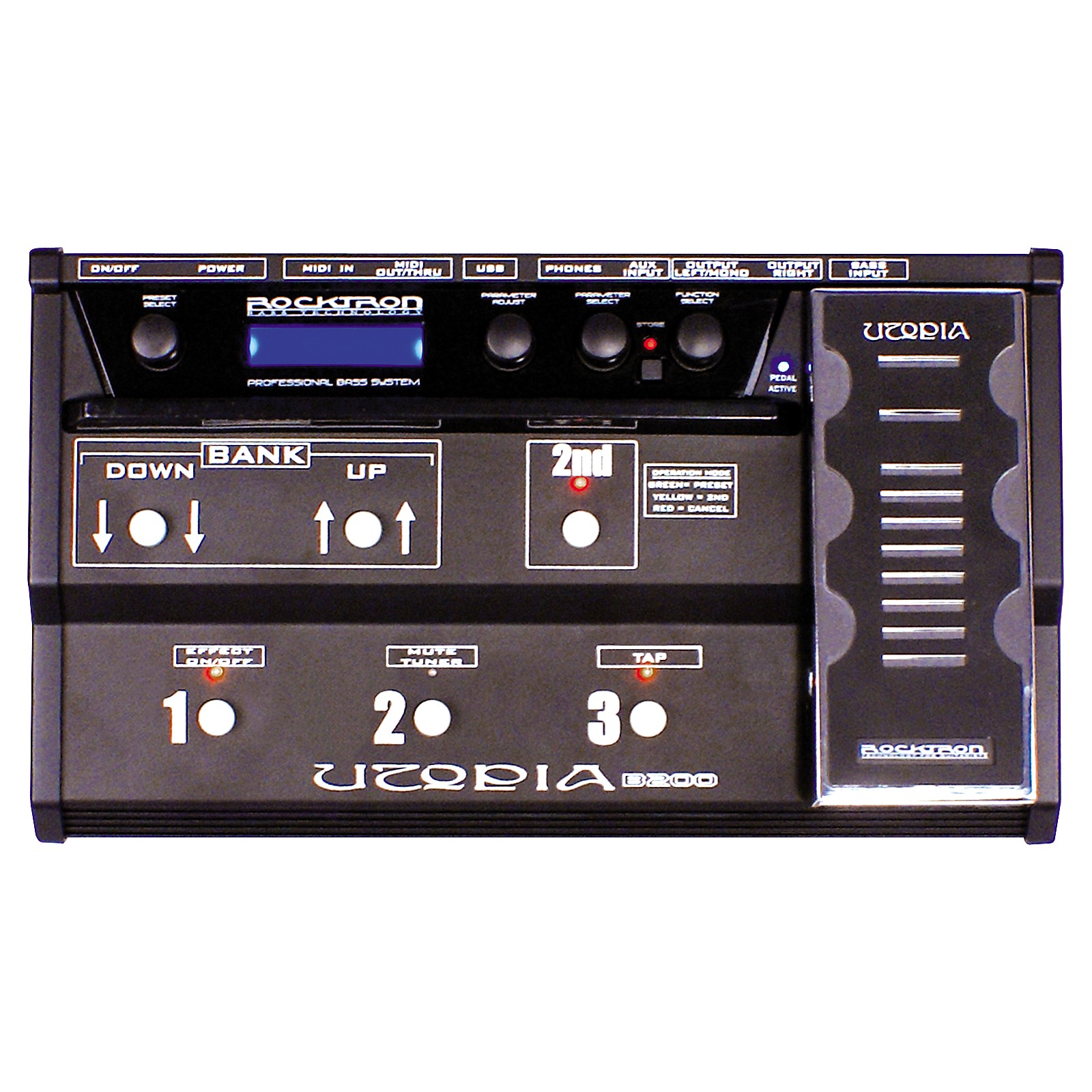 Rocktron Utopia B200 Bass Floor Multi Effects Pedal | Musician's Friend