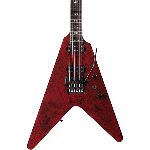 Schecter Guitar Research V-1 FR Apocalypse Electric Guitar Condition 2 - Blemished Red Reign 190839824769
