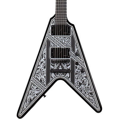 Schecter Guitar Research V-1 Przym Palladium Electric Guitar