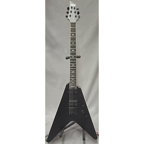 Schecter Guitar Research V-1 SLS Evil Twin Solid Body Electric Guitar Black