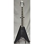 Used Schecter Guitar Research V-1 SLS Evil Twin Solid Body Electric Guitar Black