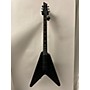 Used Schecter Guitar Research V-1 SLS Evil Twin Solid Body Electric Guitar Satin Black