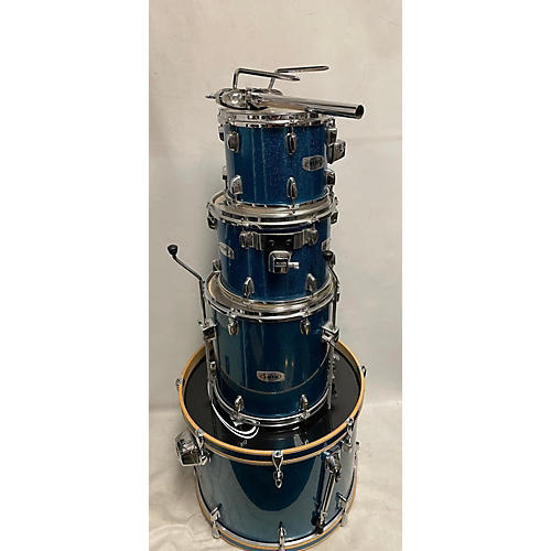 Mapex V Series Drum Kit Blue Sparkle
