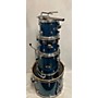 Used Mapex V Series Drum Kit Blue Sparkle