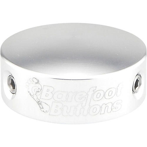 Barefoot Buttons V1 Big Bore Footswitch Cap Silver
