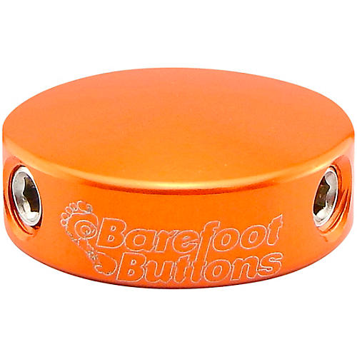 Barefoot Buttons V1 Mini Footswitch Cap Orange