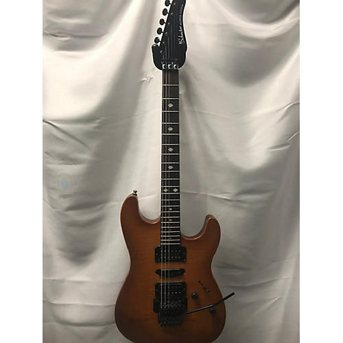 Schecter Guitar Research V1 Plus Diamond Series Solid Body Electric Guitar Vintage Sunburst