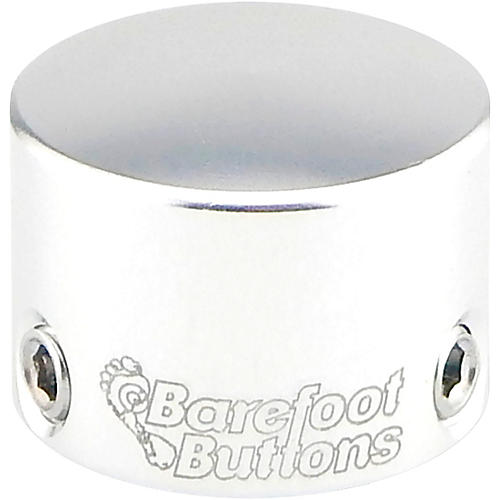 Barefoot Buttons V1 Tallboy Mini Footswitch Cap Silver