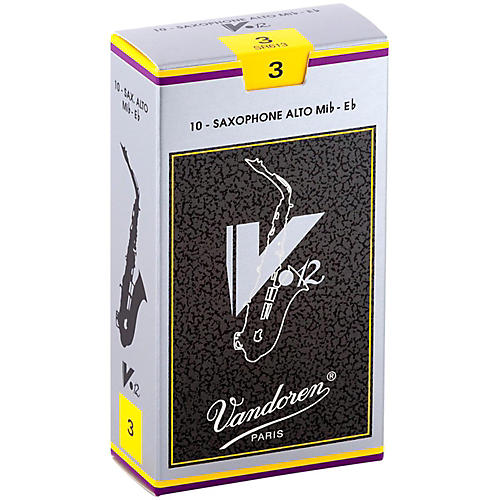 Vandoren V12 Alto Saxophone Reeds Strength 3, Box of 10