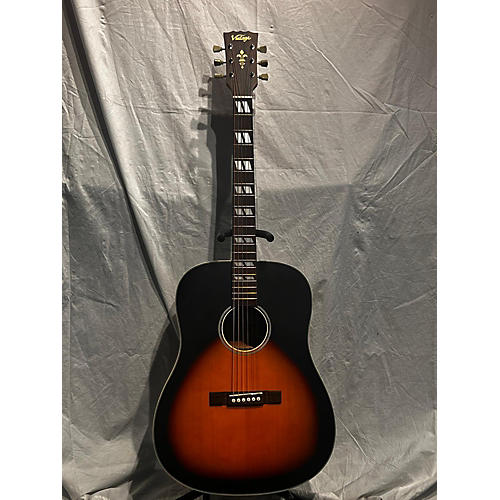 Vintage V140VSB Acoustic Guitar 2 Color Sunburst