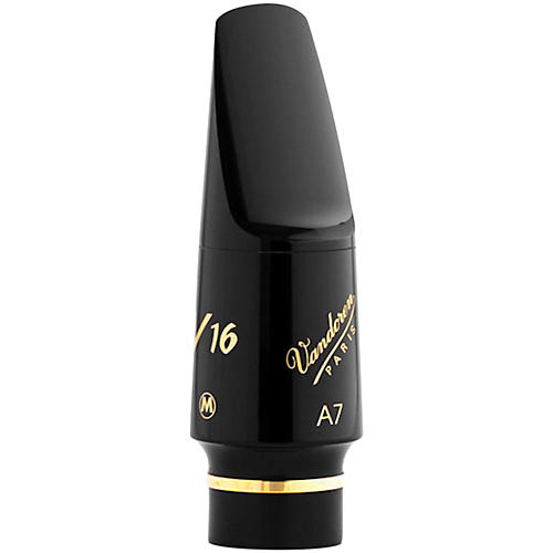Vandoren V16 Series Hard Rubber Alto Saxophone Mouthpiece A7 - Medium Chamber