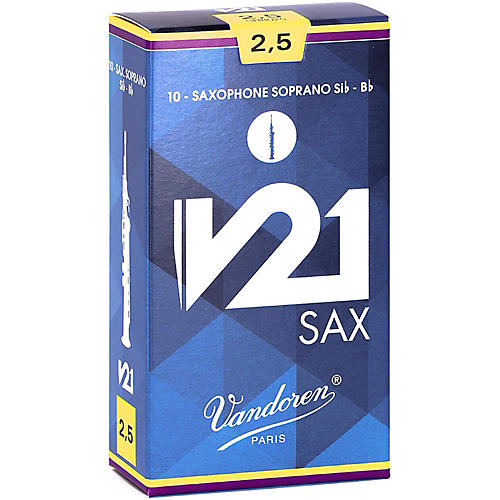 Vandoren V21 Soprano Sax Reeds 2.5