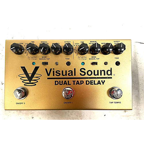 Visual Sound V3DTD Dual Tap Delay Effect Pedal