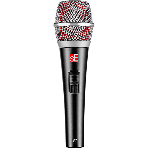 sE Electronics V7 SWITCH Dynamic Supercardioid Microphone With On/Off Switch Black