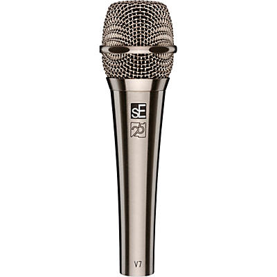 sE Electronics V7 Studio-Grade Supercardioid Handheld Microphone - 25th Anniversary Nickel