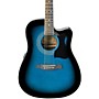 Open-Box Ibanez V70CE Dreadnought Acoustic-Electric Guitar - Condition 1 - Mint Transparent Blue