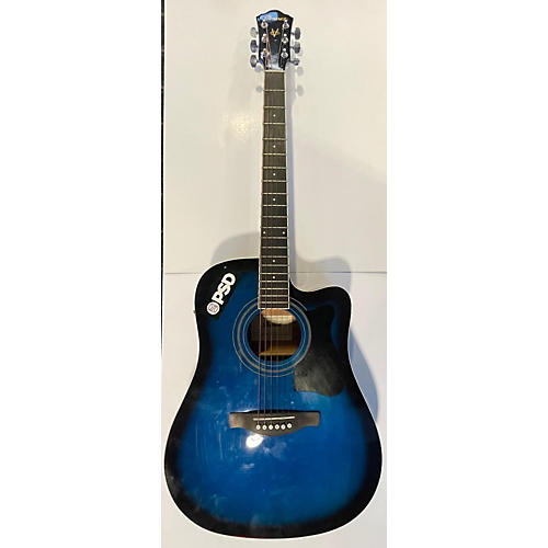 Ibanez V70CE Acoustic Electric Guitar Blue