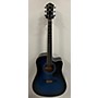 Used Ibanez V70CE Acoustic Electric Guitar Trans Blue