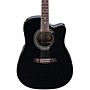 Open-Box Ibanez V70CE Dreadnought Acoustic-Electric Guitar - Condition 2 - Blemished Black 197881479503