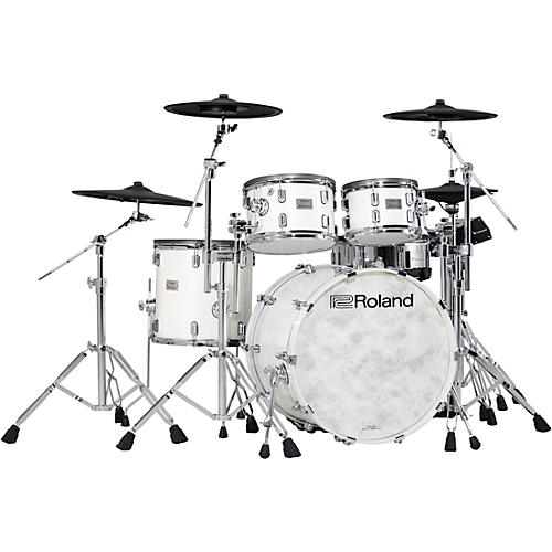Roland VAD706 V-Drums Acoustic Design Drum Kit Pearl White Finish