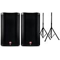 Harbinger VARI 2300 Series Powered Speakers Package With Speaker Stands 15