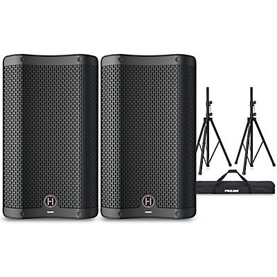 Harbinger VARI 2410 10" Powered Speakers Package With Stands