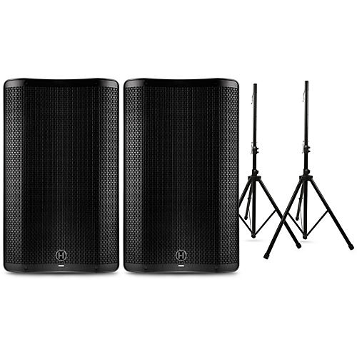 Harbinger VARI 4000 Series Powered Speakers Package with Stands 15
