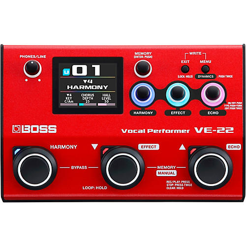 New From Boss Boss VE-22 Vocal Performer