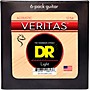 DR Strings VERITAS Uncoated Accurate Core Technology Acoustic Guitar Strings 6-Pack Light (12-54)