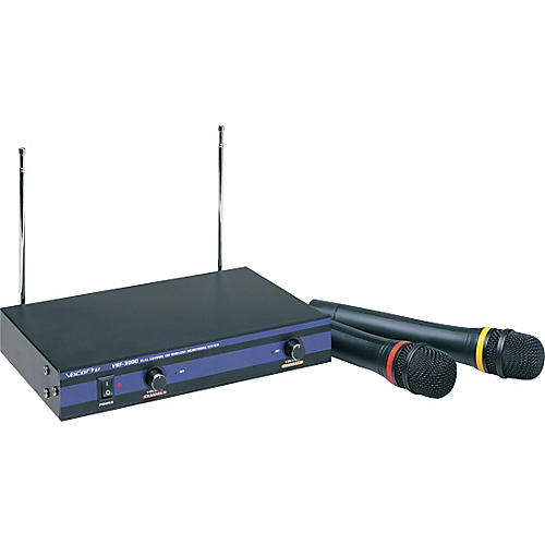 VHF-3000 Dual Channel Wireless Mic System