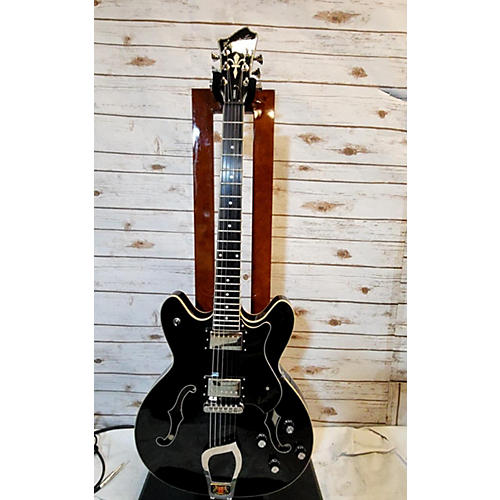 Hagstrom VIKING Hollow Body Electric Guitar Black