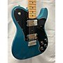 Used Fender VIntera Telecaster Deluxe Solid Body Electric Guitar Blue