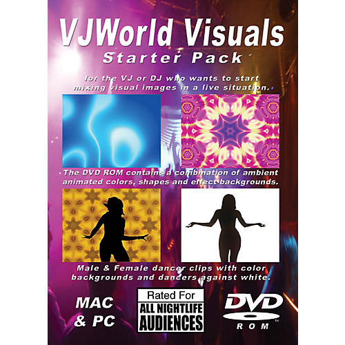 VJ World Visuals Starter Pack (Backgrounds & Dancers) DVD Series DVD Performed by Various