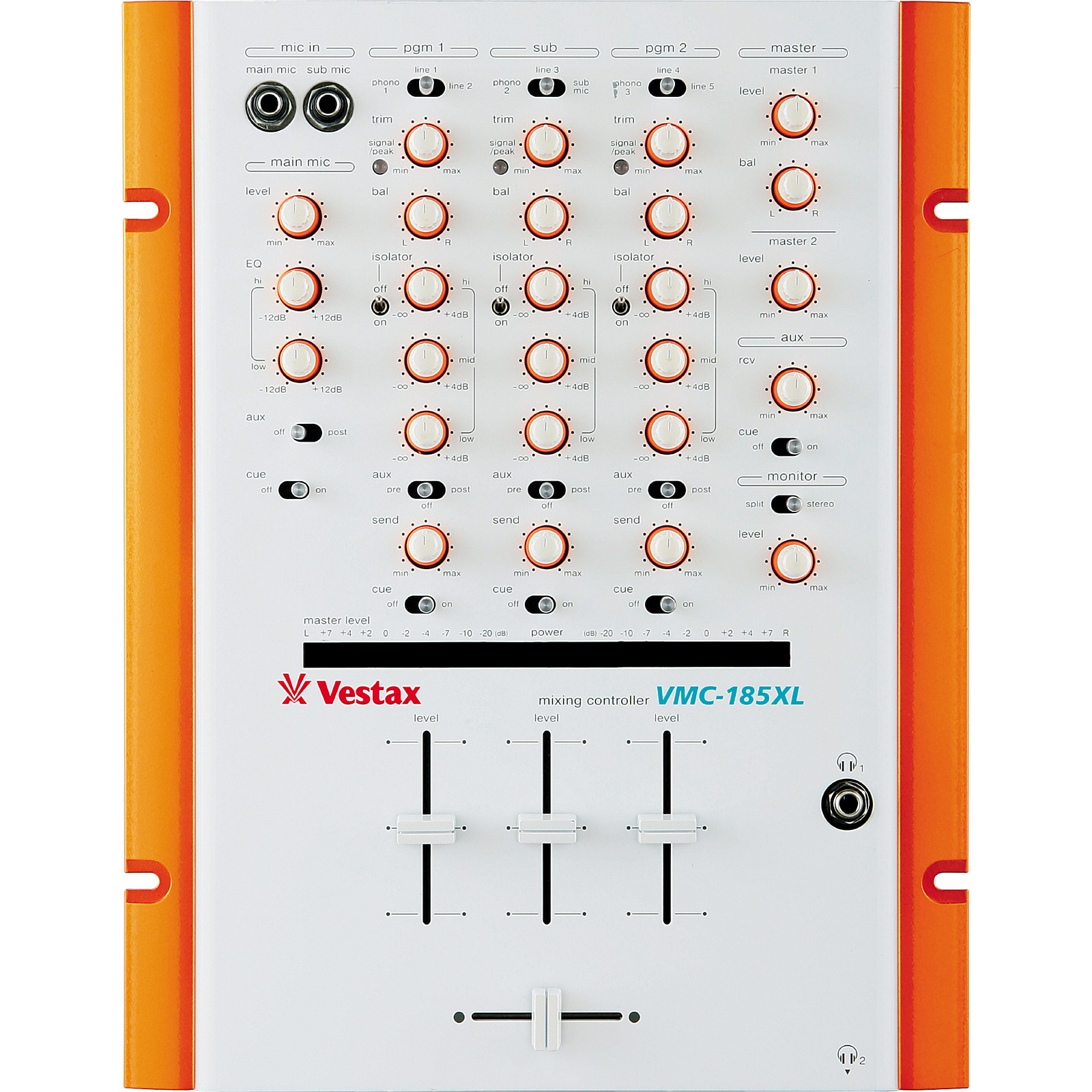 Vestax VMC185XL 3 Channel DJ Mixer Musician's Friend