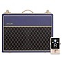 VOX VOX AC30 Custom 30W 2x12 Limited-Edition Tube Guitar Combo Amp w/ KORG Pitchblack X Pedal Tuner Blue/Cream