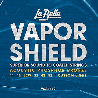 La Bella VSA1152 Vapor Shield Phosphor Bronze Acoustic Strings